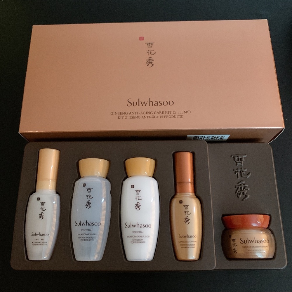 Sulwhasoo ginseng anti-aging care kit (5 items)